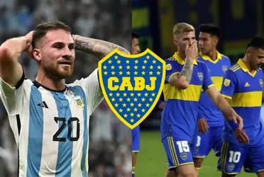 Alexis Mac Allister y su postura de regresar a Boca luego de presenciar el presente de Boca.