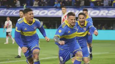 Darío Benedetto le dió la victoria a Boca en el Superclásico de La Bombonera en 2022.