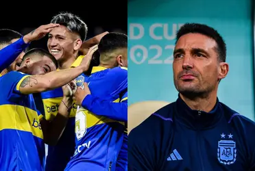 Destapan que Lionel Scaloni analiza convocar a un jugador de Boca a la Selección Argentina y no se trata de ningún joven prometedor.