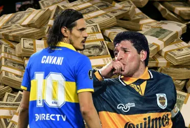 Diego Maradona tuvo una comida con su madre con su primer sueldo, ¿y Edinson Cavani?