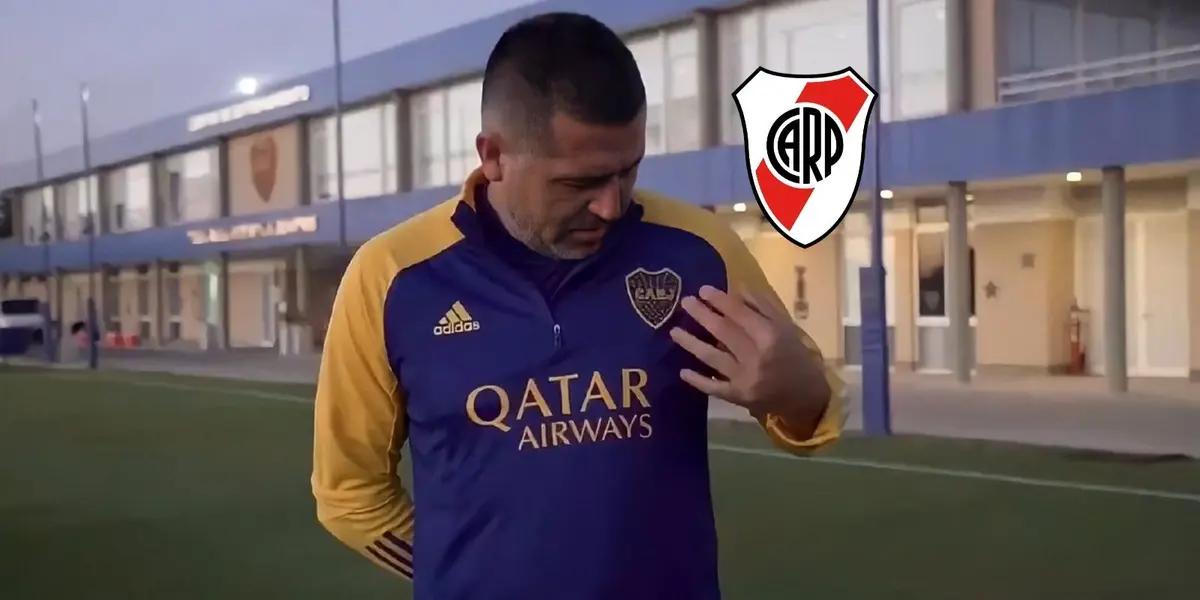 El candidato por la opocisión apuntó con todo contra Riquelme usando al rival de toda la vida.