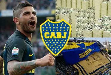 El mediocampista con pasado en Inter de Milan podría perder una gran cantidad de dinero si acepta la oferta de Boca.