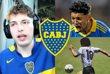 El reconocido streamer de Boca Juniors quedó realmente emocionado con el nivel demostrado por Cristian Medina ante Barracas Central.