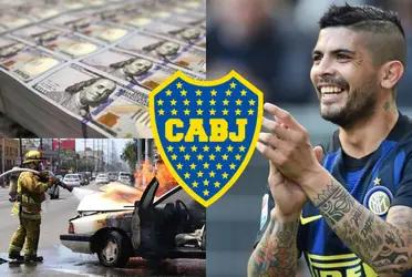 Éver Banega tuvo un grave accidente con uno de sus coches de lujo hace unos años atrás.