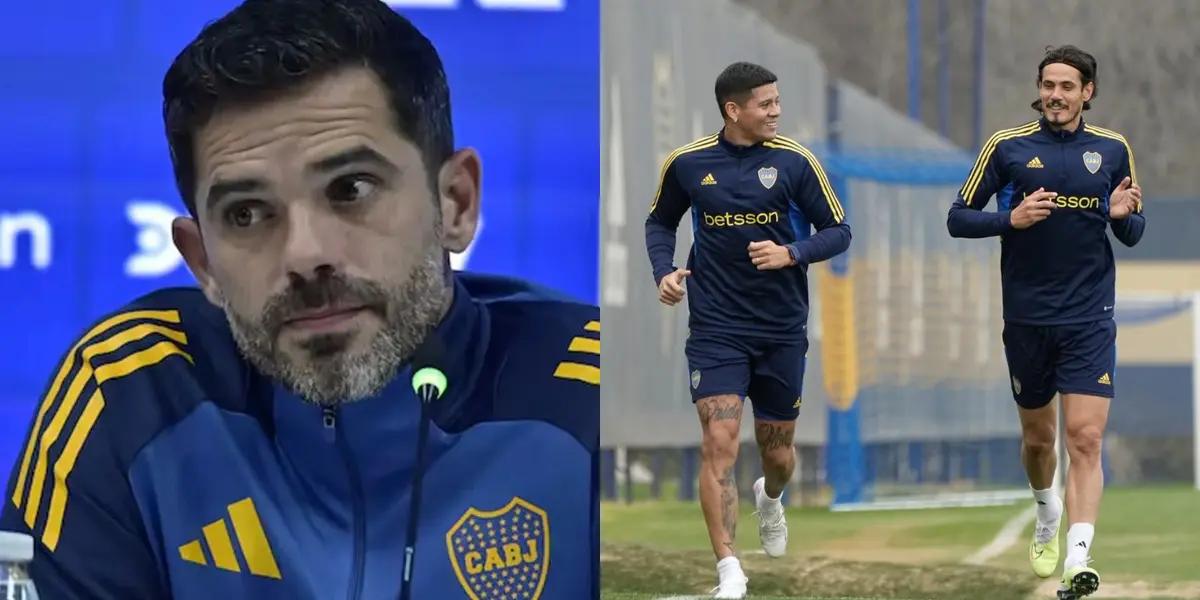 Gago, Cavani y Rojo