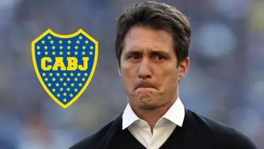 Guillermo Barros Schelotto vistien un suéter.