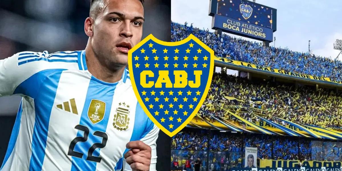 Lautaro sobre Boca.