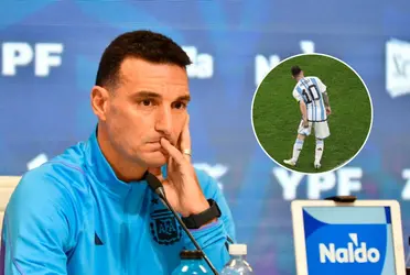 Lionel Messi no pudo terminar el partido ante Ecuador y el entrenador dio información al respecto.