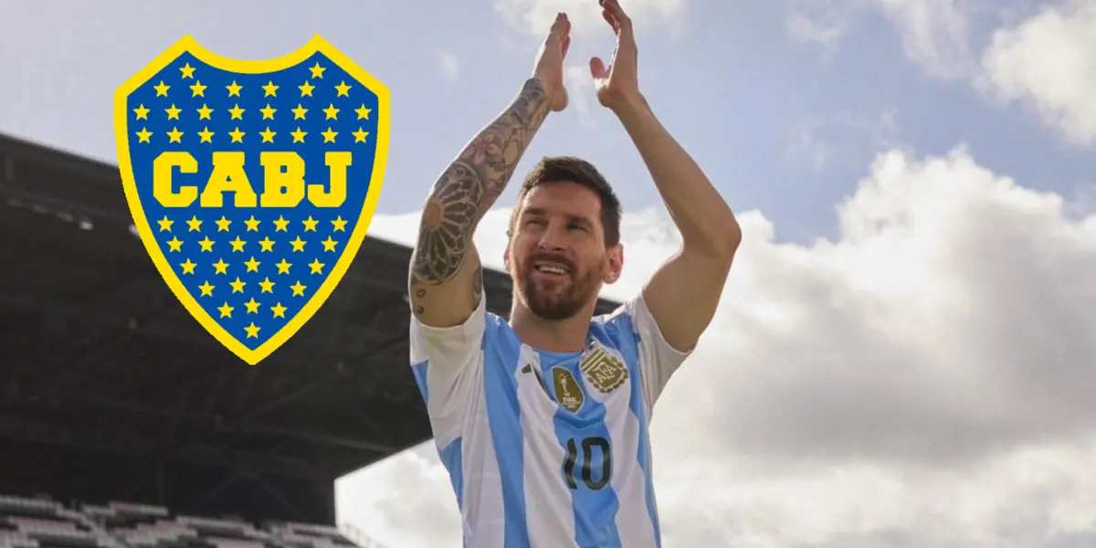 Messi es vinculado a Boca.