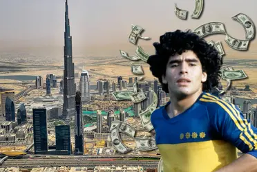 Un futbolista que apenas es reconocido dentro del fútbol argentino, afirma que consiguió trabajo en Arabia gracias a Diego Maradona.