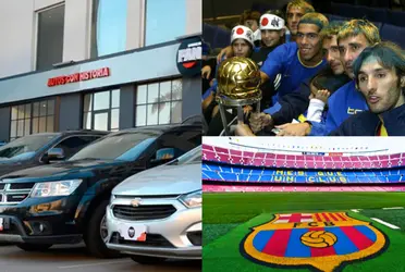 Un futbolista que supo ser exitoso en el conjunto de la Ribera, hoy se gana la vida vendiendo autos.