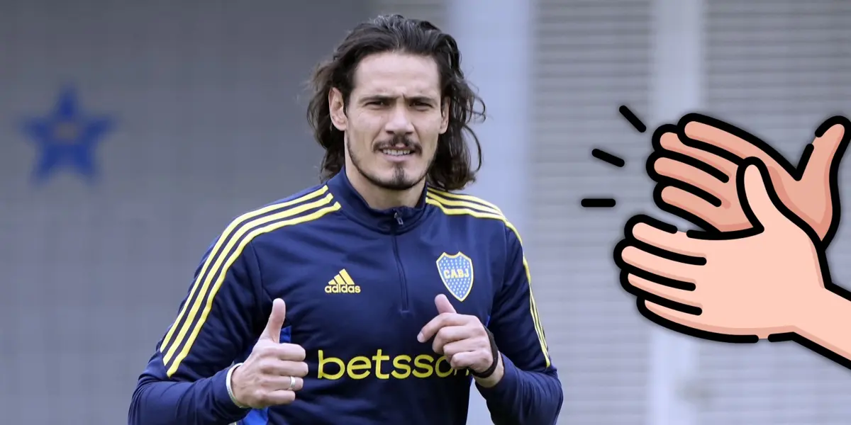 Esta joya del equipo xeneize recibió elogios por parte de sus compañeros.