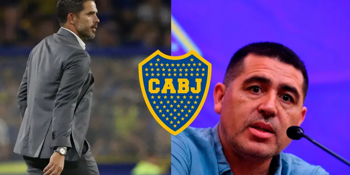 Fernando Gago y Juan Román Riquelme