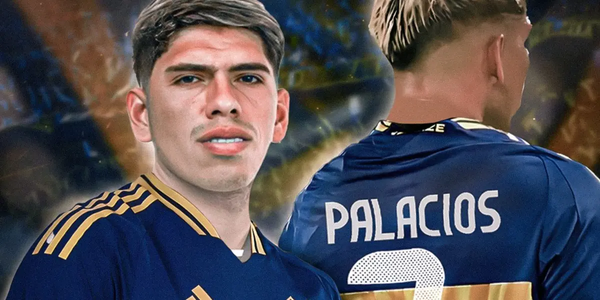 Vidal le advierte a Palacios sobre la presión en Boca. Foto: Instagram