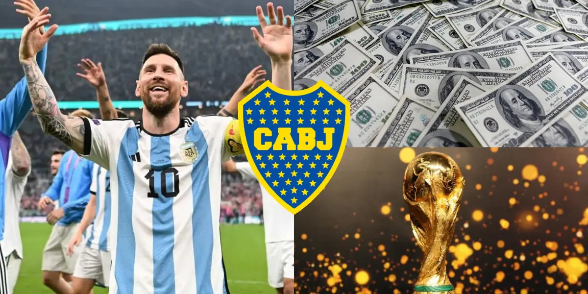 Además del trofeo, la Albiceleste se podría llevar un rico monto de dinero tras ganar el Mundial.