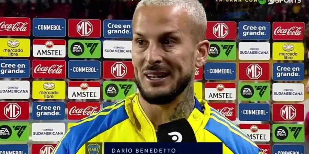 Benedetto en conferencia.