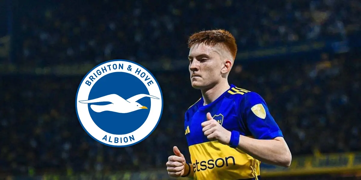 Brighton viene a la carga por otro futbolista de Boca.