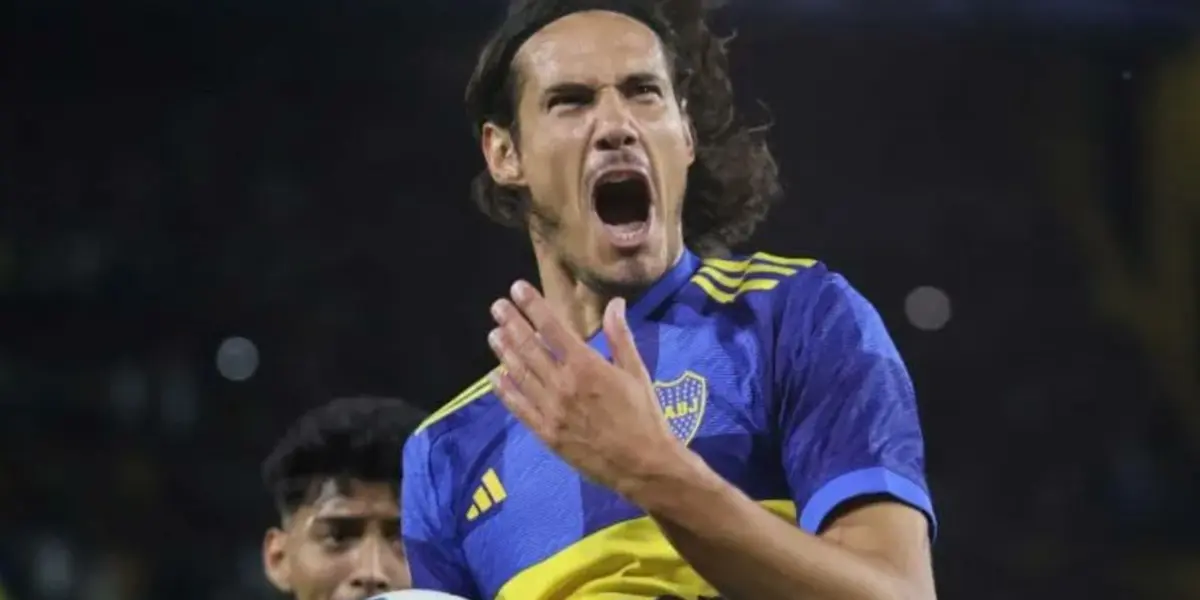 Cavani le da la victoria a Boca.