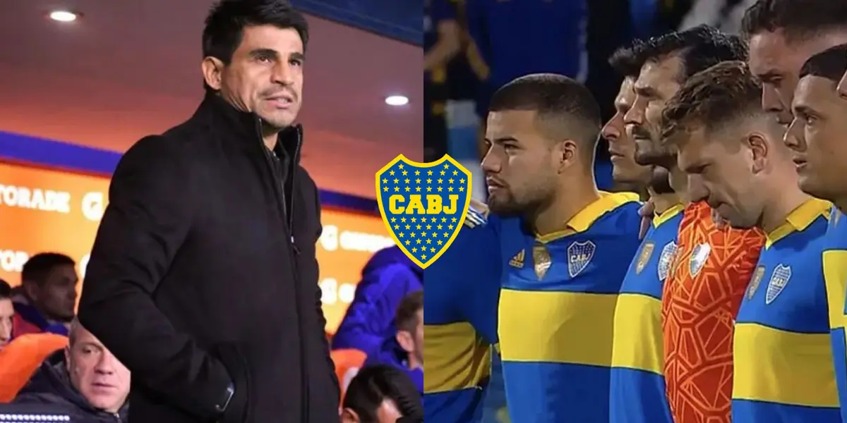 Durante el partido contra Vélez, un jugador que fue sustituido salió muy molestó del campo de juego y decidió ignorar al entrenador en el saludo.