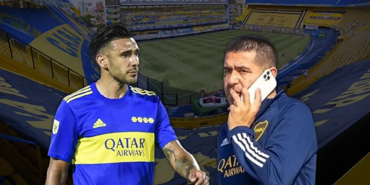 Eduardo Salvio y Juan Román Riquelme.