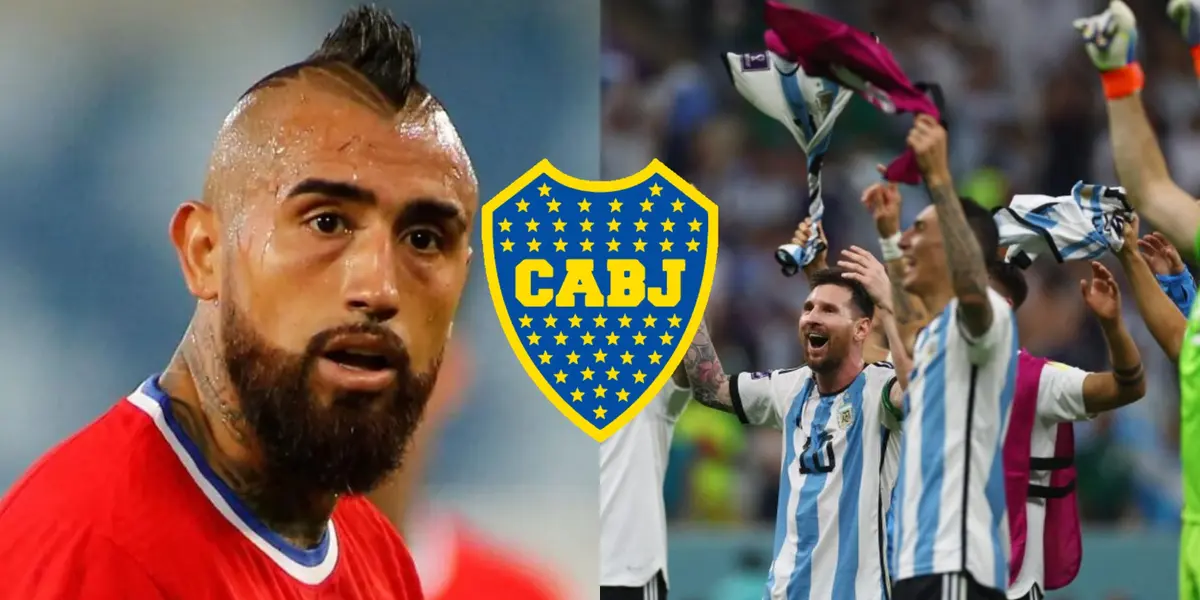 El chileno desprestigió a Boca y ahora hace lo mismo con la Selección Argentina. Nefasto.