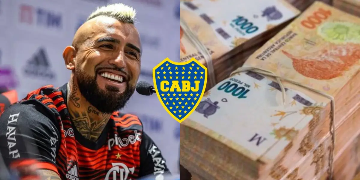 El chileno está cerca de salir del Flamengo y seguiría en busca de dinero.