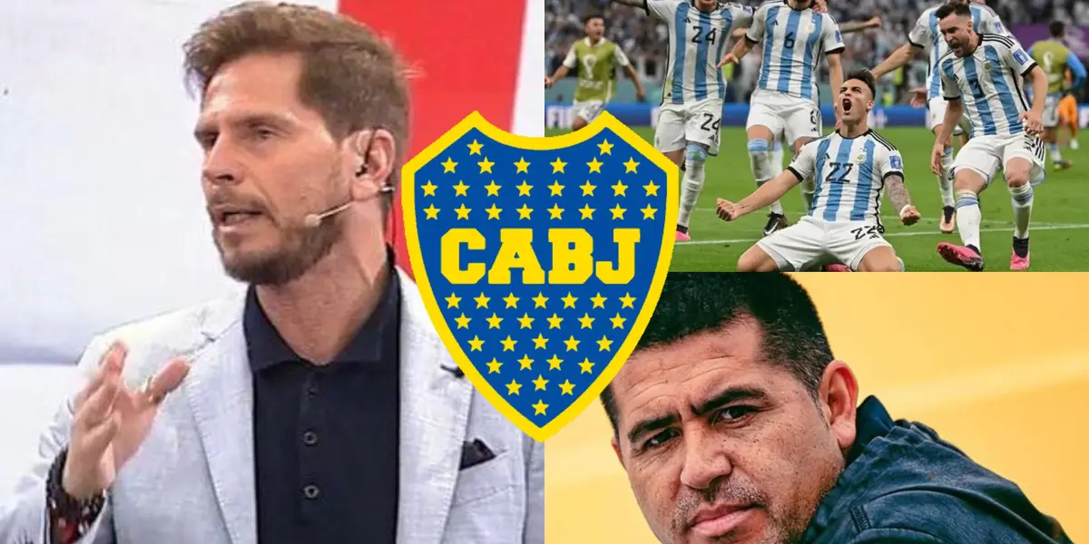 El conductor de televisión reveló que Boca Juniors estaría negociando con uno de los campeones del mundo con Argentina.