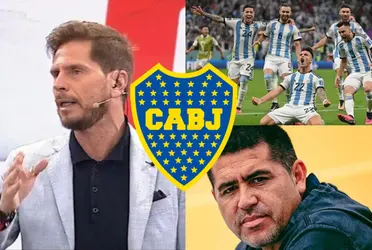 El conductor de televisión reveló que Boca Juniors estaría negociando con uno de los campeones del mundo con Argentina.