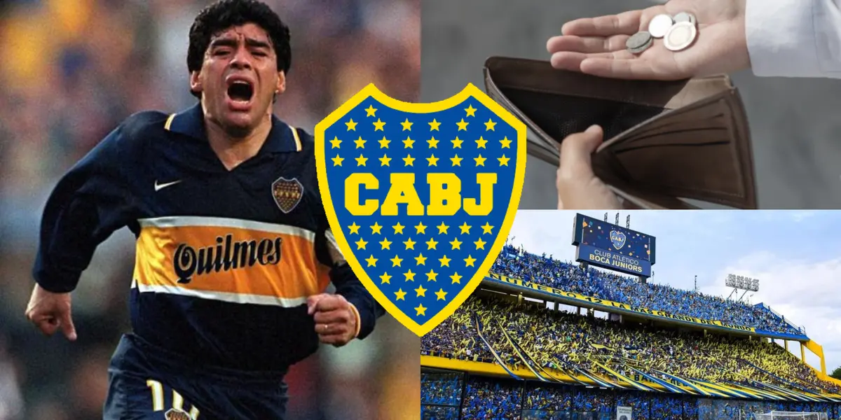 El ex Boca que gana 75 euros.