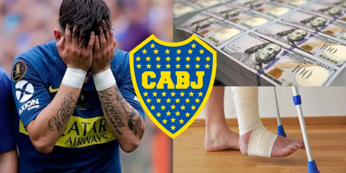 El ex Boca que juega fracturado.