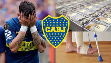 El ex Boca que juega fracturado.