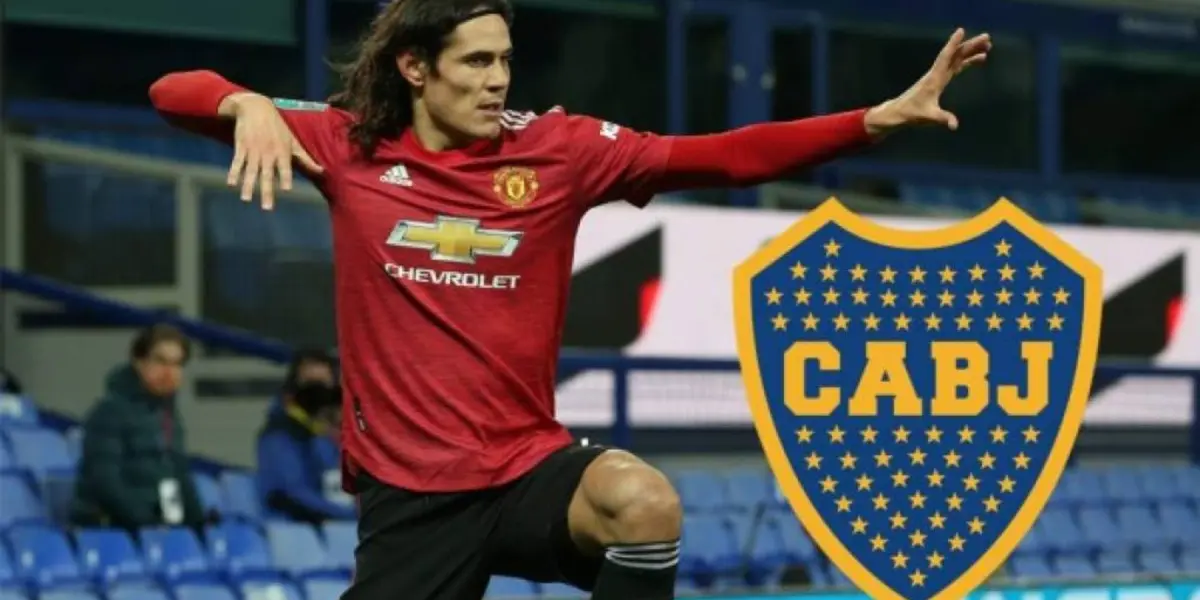 El ex futbolista de Manchester United aún sigue sin club y los hinchas xeneize no pierden la ilusión de contar con el ariete uruguayo.