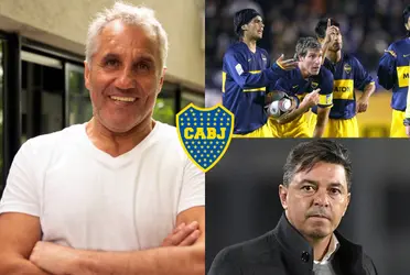 El ex futbolista histórico del Xeneize opinó acerca de un referente del club y lo postuló para ser técnico de las gallinas, de no creer.