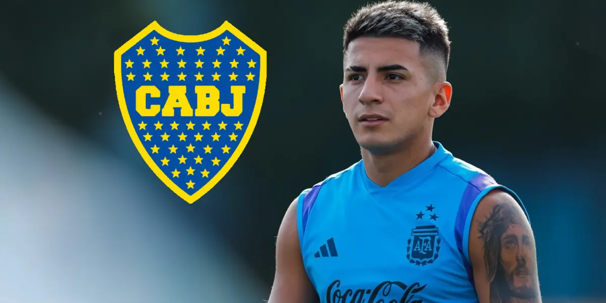 El guiño de Almada a Boca.