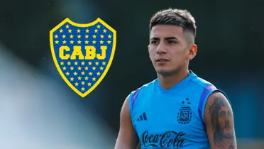 El guiño de Almada a Boca.