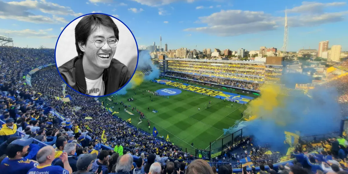 El homenaje de Boca a Akira Toriyama.