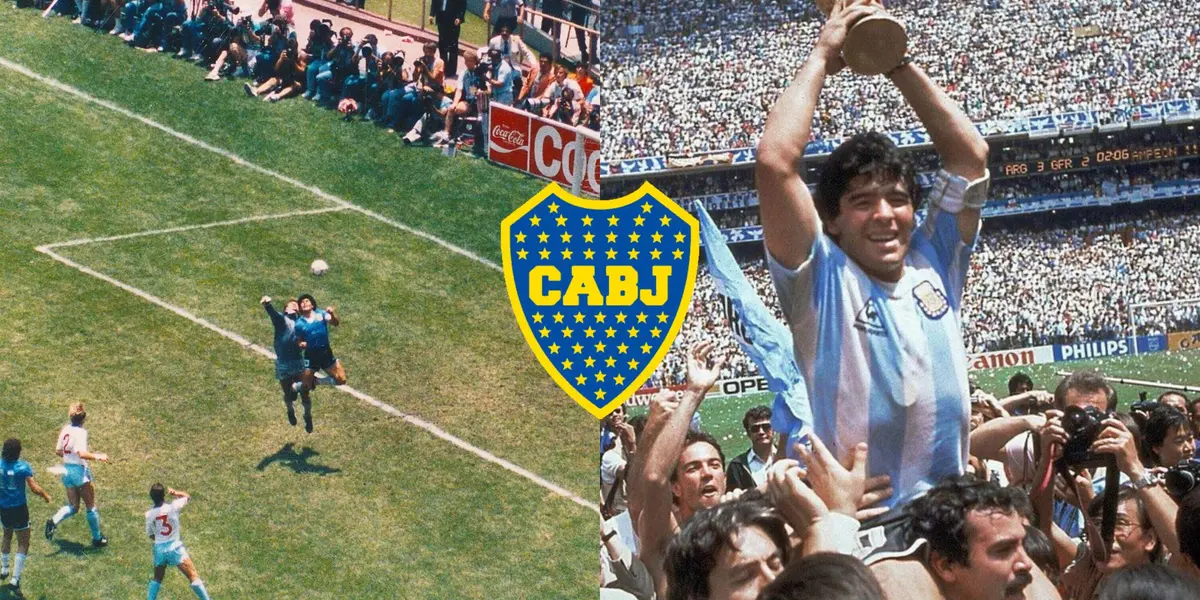 El ídolo xeneize y de la Selección Argentina apareció en nuevas imágenes durante el Mundial de México 1986, increíble.