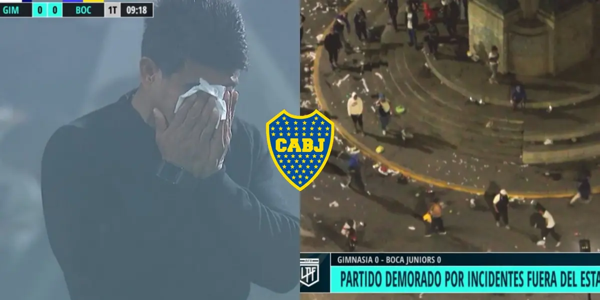 El partido se jugó pocos minutos y ya podría ser suspendido.