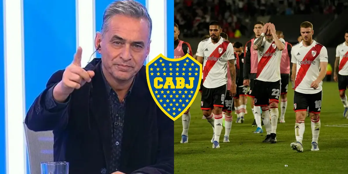 El periodista de TyC Sports dejó en claro que las gallinas no pueden soltar ni una palabra en contra de Boca.