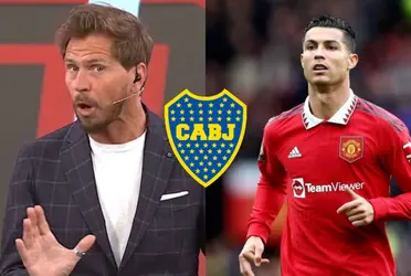 El portugués rescindió su contrato con el Manchester United y el reconocido periodista de ESPN lo postuló para el Xeneize.