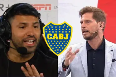 El reconocido periodista de ESPN fue expuesto por Sergio Agüero y dejó en evidencia que este es fanático del Xeneize.