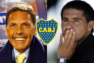 El técnico con pasado en el Xeneize remarcó la dirigiencia de Juan Román Riquelme.