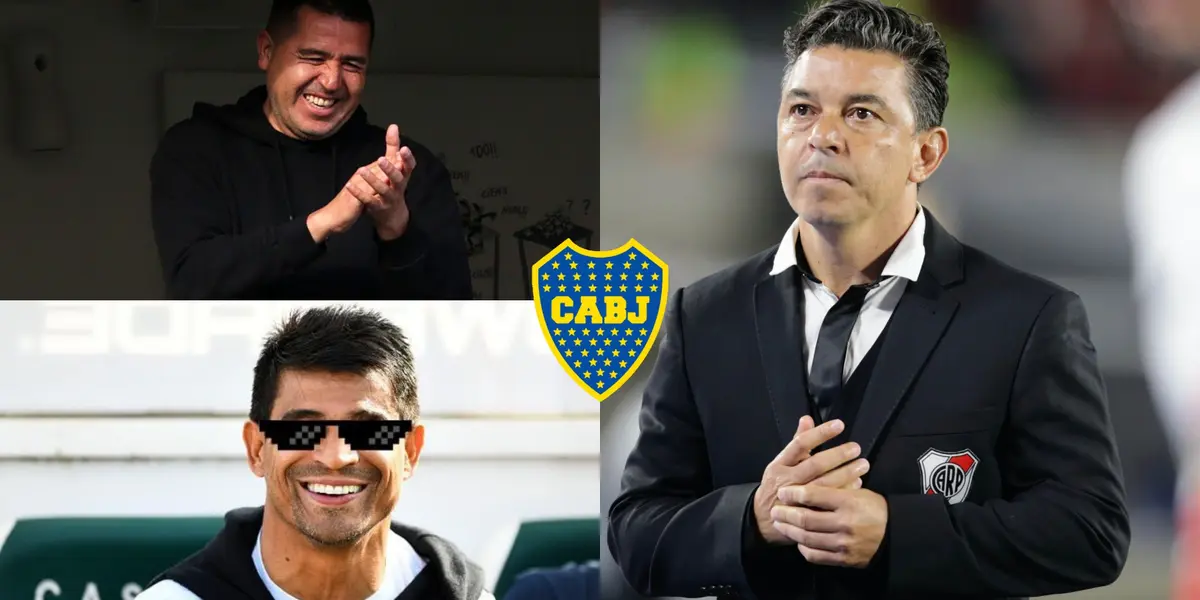 El técnico del ‘Millonario’ anunció que no seguirá a partir de diciembre y el vicepresidente de Boca podría haber influenciado en esta decisión.