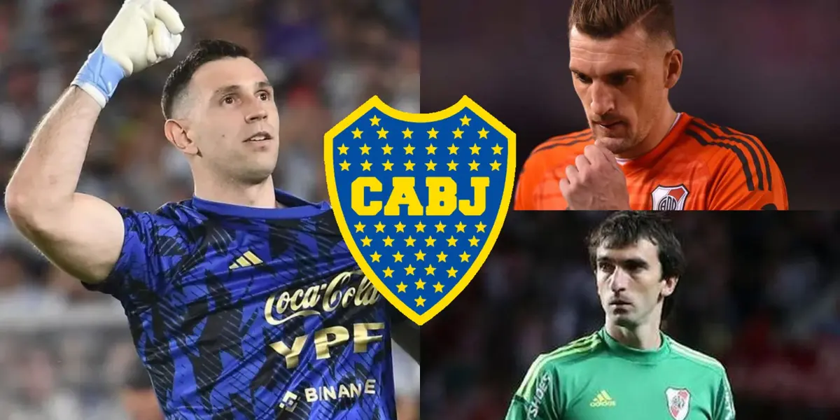 Emiliano Martínez tuvo de referente a un arquero de Boca, quien le marcó el camino en su carrera como futbolista profesional.