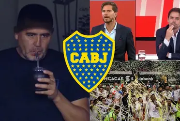 En Boca Juniors es odiado por todos, aunque en México dejó un legado en el América. Hoy lejos del fútbol, da vergüenza en la televisión.