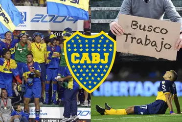 Es ídolo de Boca Juniors, viene de ser campeón y tras fracasar en su nuevo club, se quedó sin trabajo.