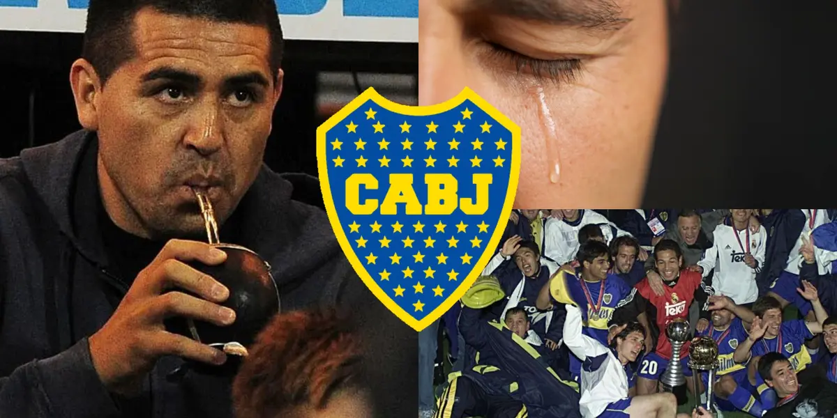 Es uno de los ídolos más grandes del club, pero no fue despedido de la mejor manera de Boca y hoy llora por su salida.