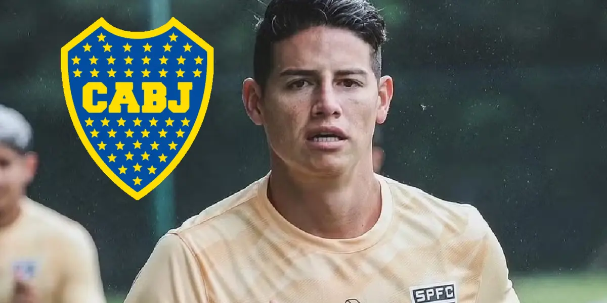 James Rodríguez podría jugar en Boca.