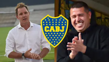 Jorge Brito y Juan Román Riquelme riéndose.