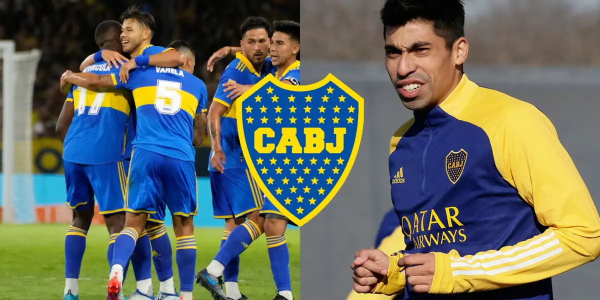 Jugó pocos minutos en el segundo tiempo, pero le bastó para demostrar que está a la altura de Boca.